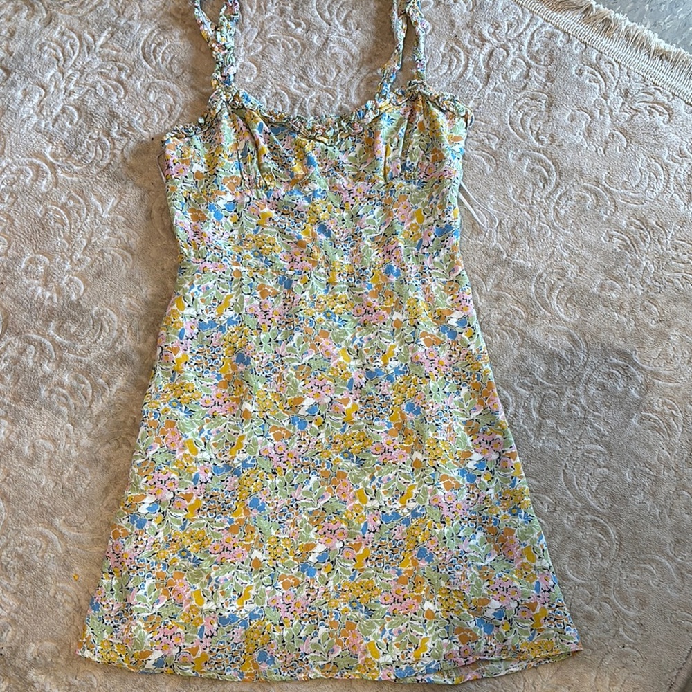 Zara Floral Sleeveless Dress